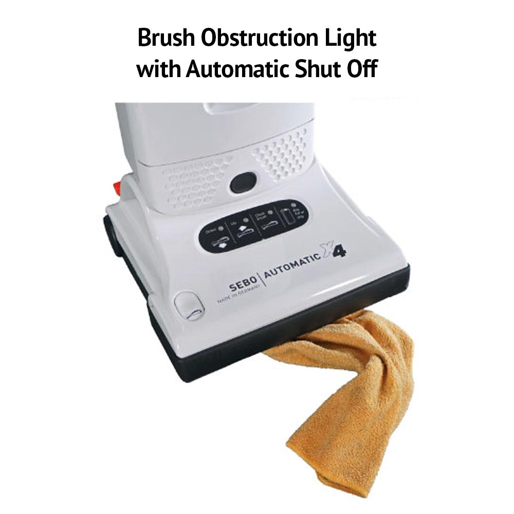 SEBO Automatic X4 (9570AM) White Upright Vacuum Free Shipping