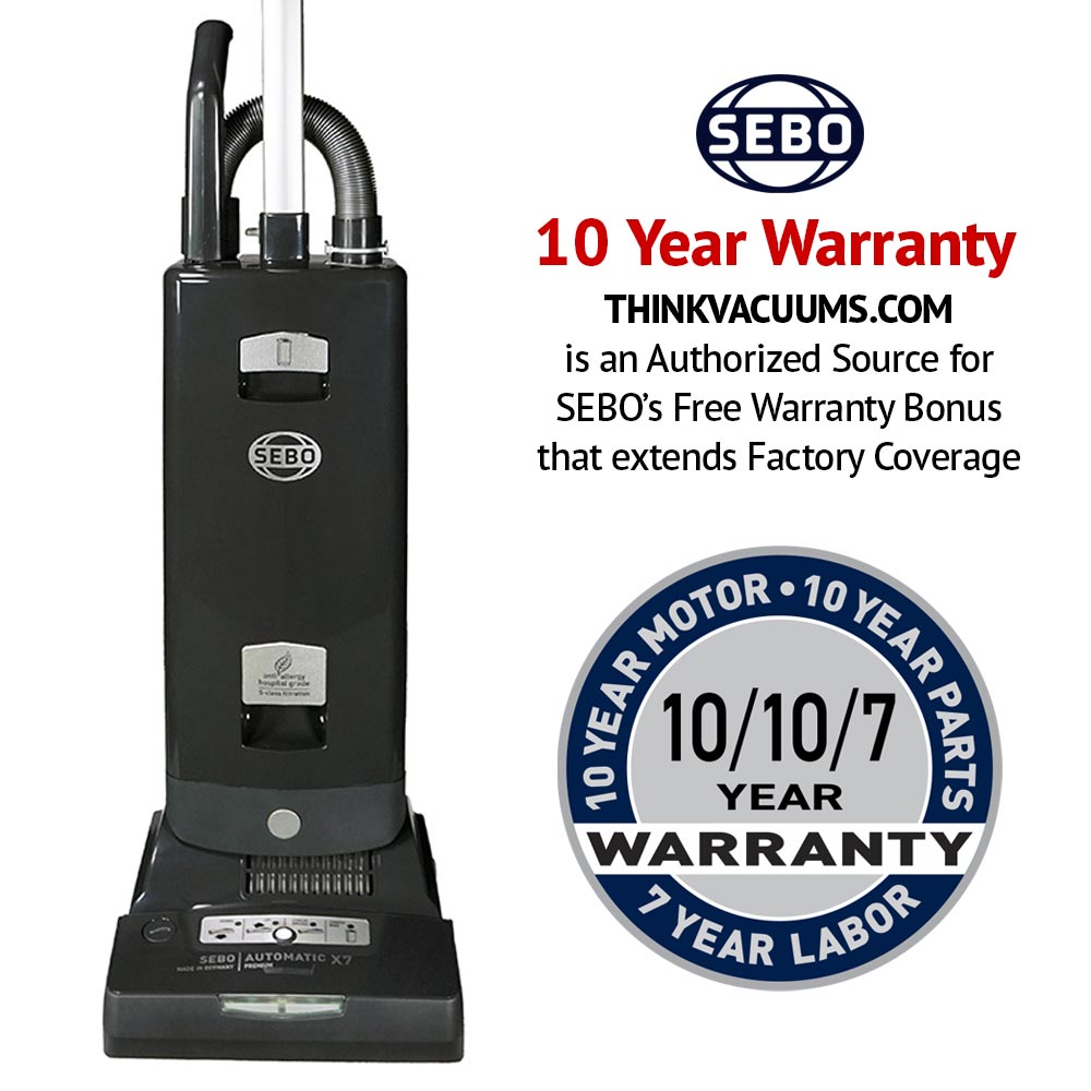 SEBO Automatic X7 Premium Upright Vacuum Graphite Black (91543AM )