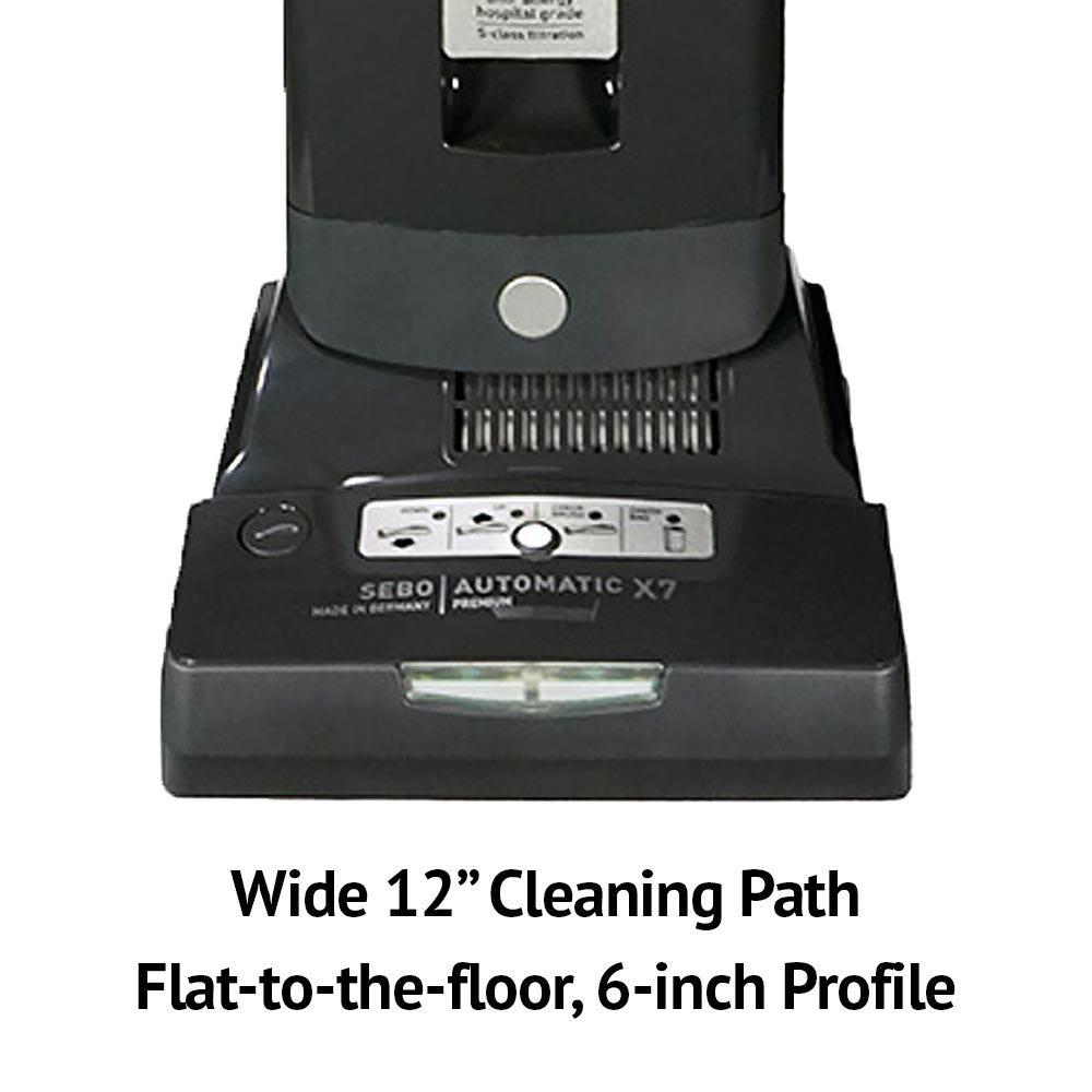 SEBO Automatic X7 Premium Upright Vacuum Graphite Black (91543AM )