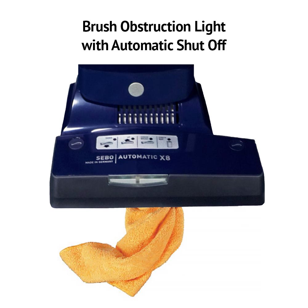 SEBO Automatic X8 Upright Vacuum Blue (91566AM)