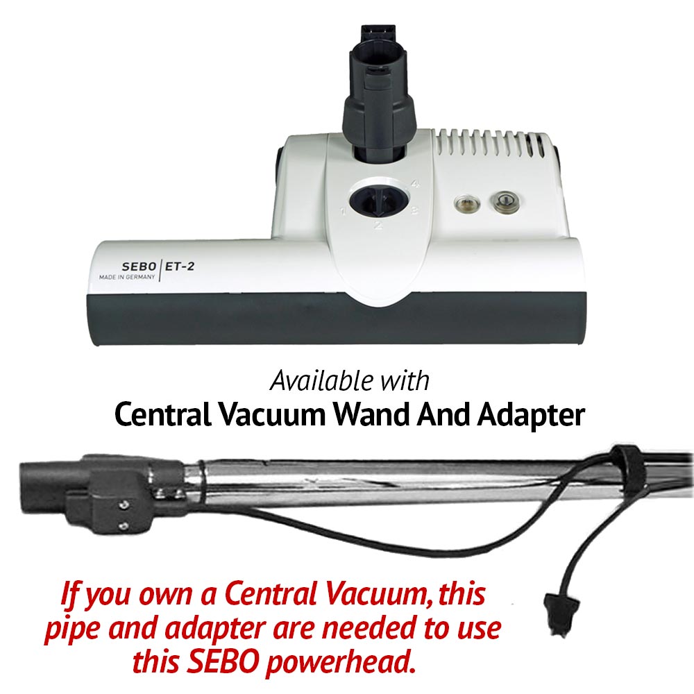 SEBO Pro ET2 Electric Central Vacuum Powerhead