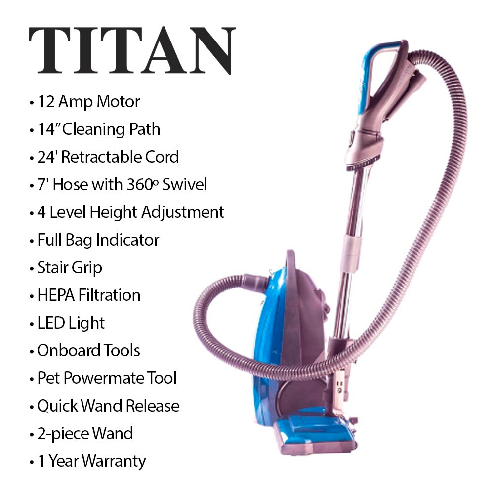 Titan T9200 Canister Vacuum Cleaner