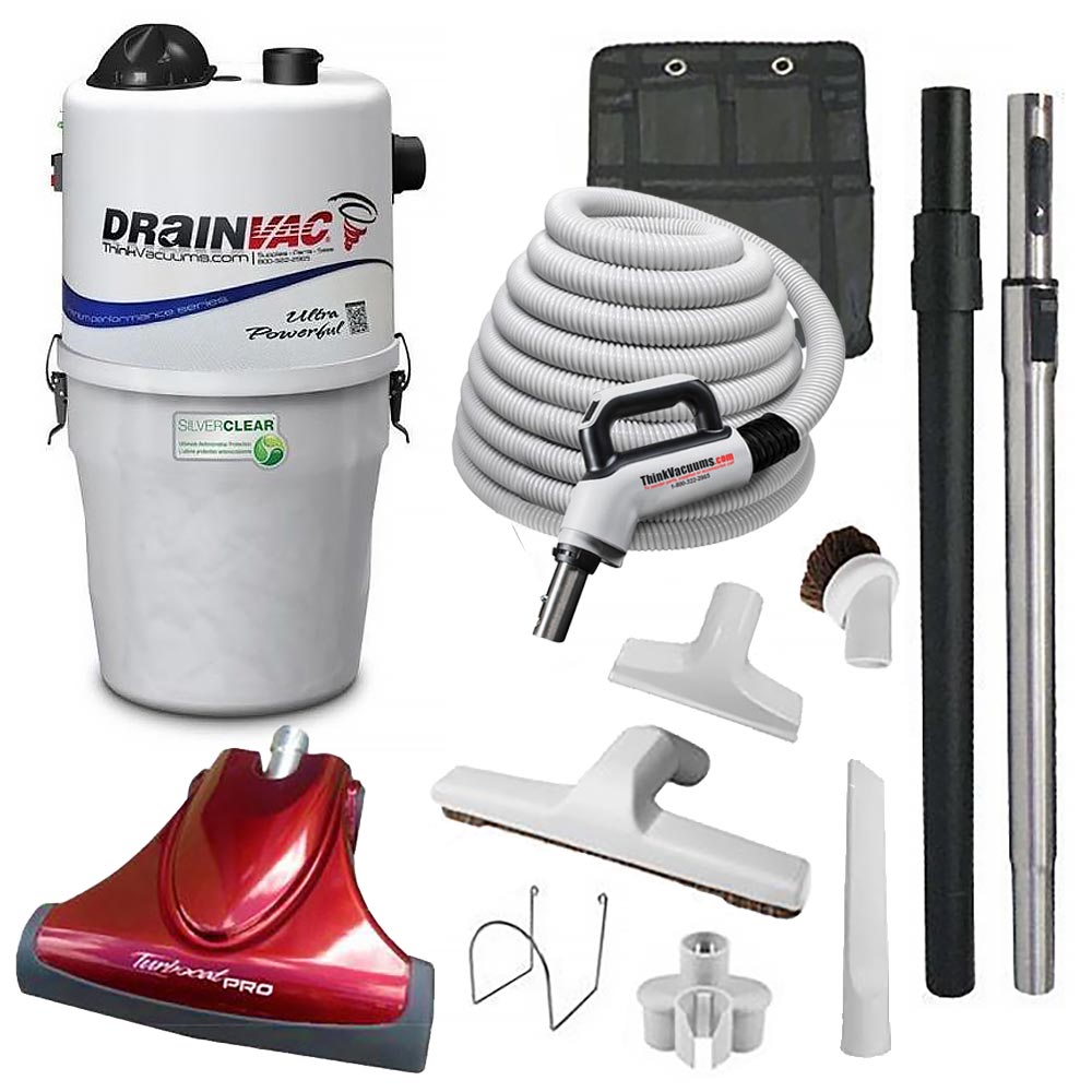 Turbocat Machine For Module Drainvac Turbo Central Vacuum & TurboCat Pro Combo Kit