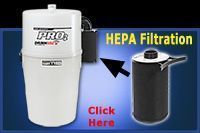 DrainVac HEPA Filtration