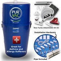 Shop PurVac All-In-One Central Vacuum System Installation, Power Unit & Attachment Kit