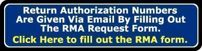 Fill out an RMA Request form image.
